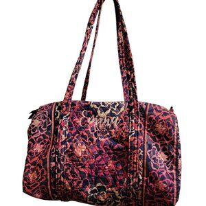 Vera Bradley Duffel In Katalina Pink Personalized EMMA Weekender